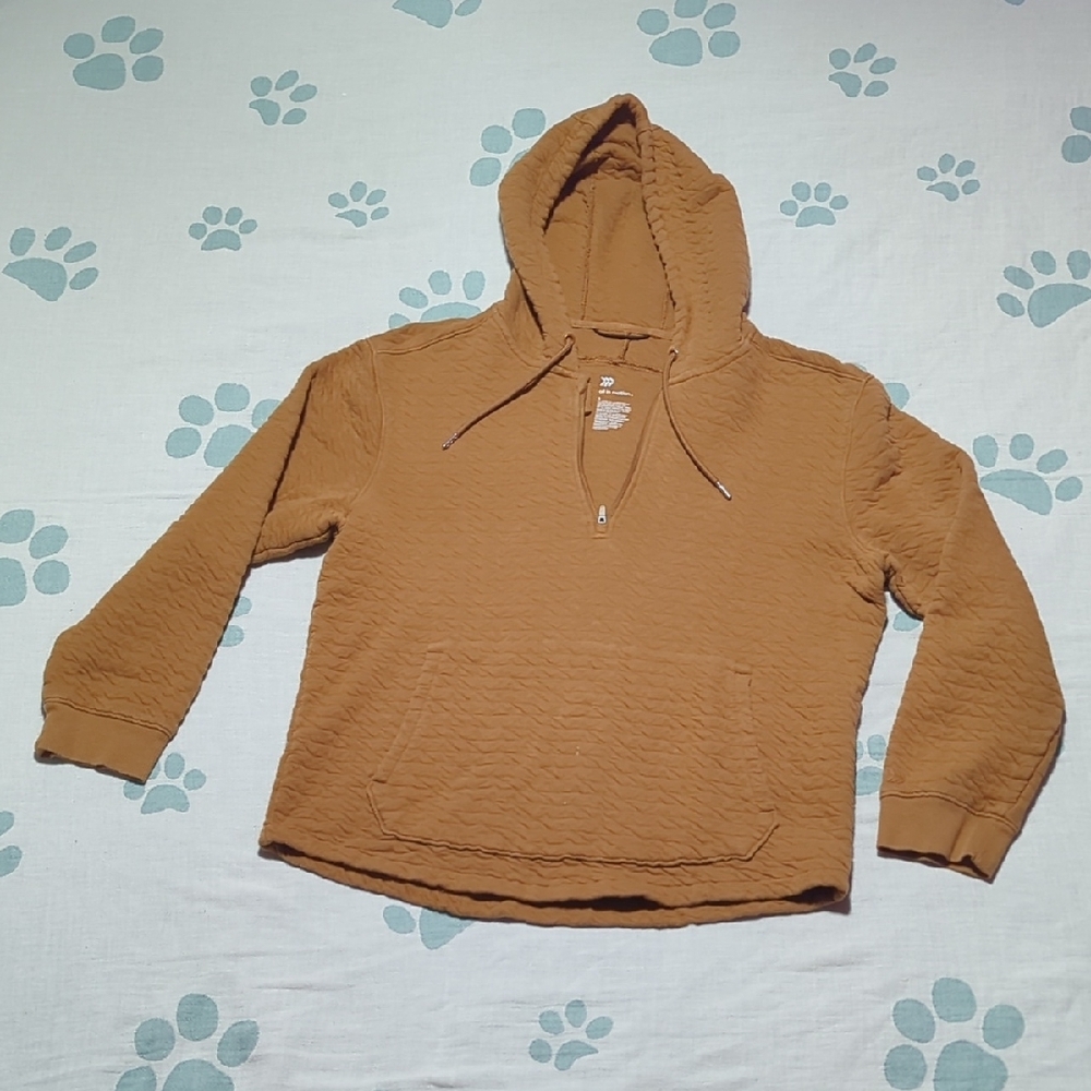 All in Motion Brown Hooded Sweatshirt Casual Fit